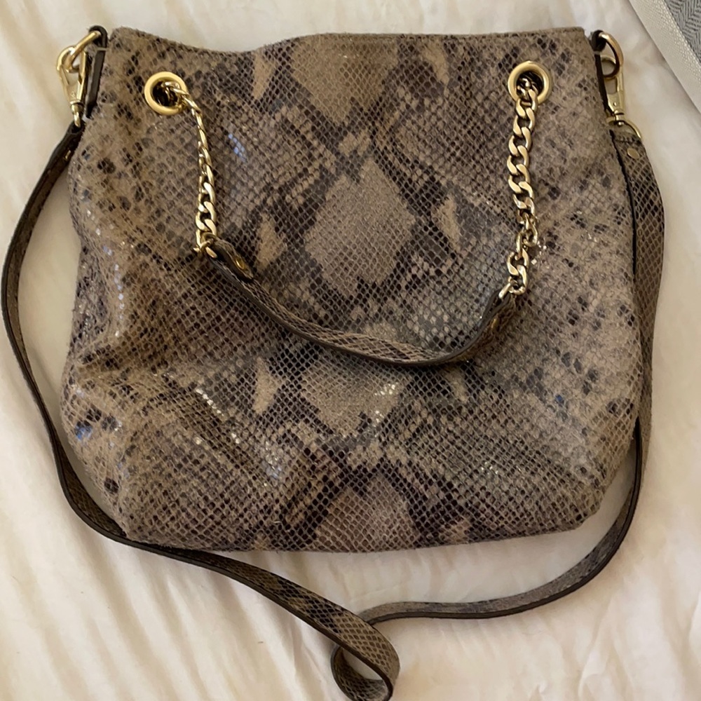Michael Kors snakeskin bag